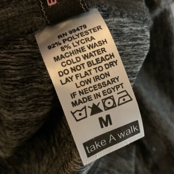 take A walk Yoga Workout Leggings Active Pants Size M EUC - Picture 6 of 7